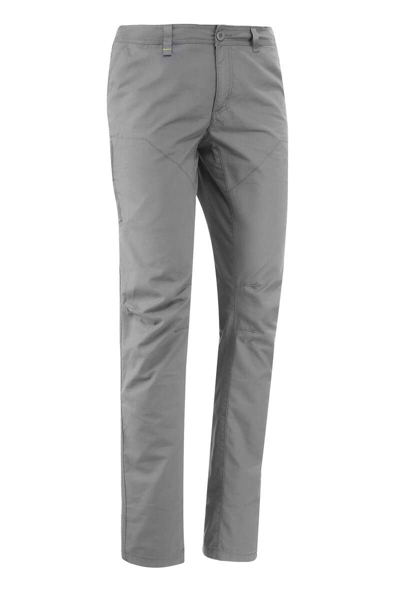 QUECHUA NH500 Men's Hiking Trousers Light Grey Decathlon