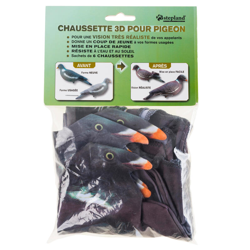 CHAUSSETTES PIGEON 3D x6