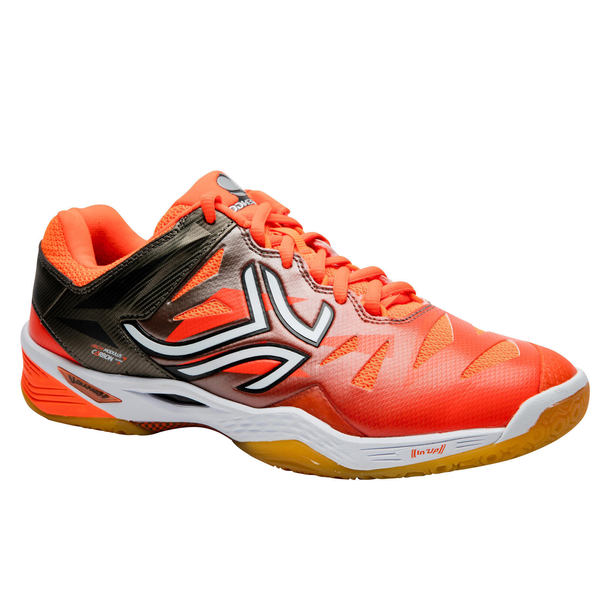 BS990 Badminton Shoes - Orange - Decathlon