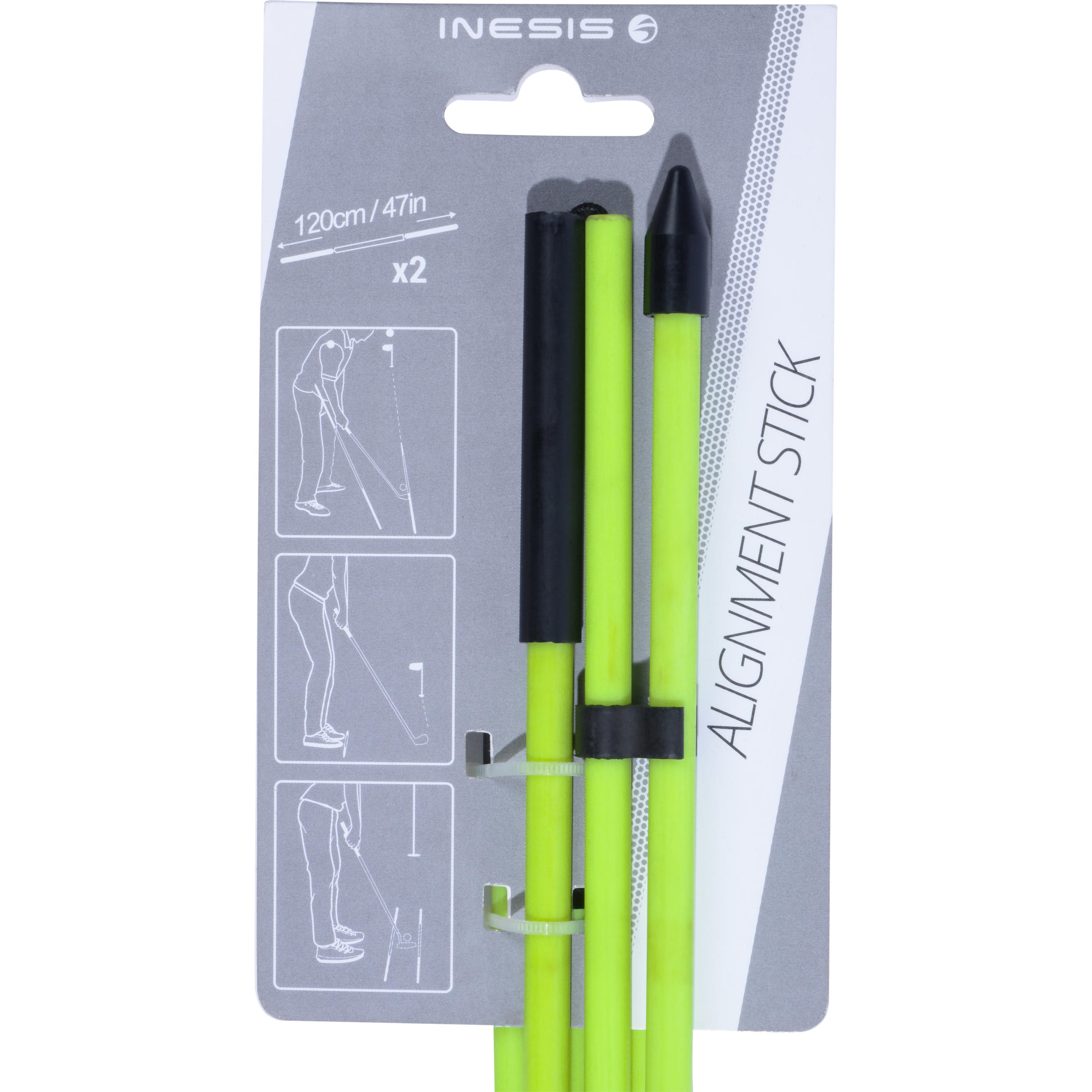 

Alignment sticks - x2 Yellow -  By INESIS | Decathlon