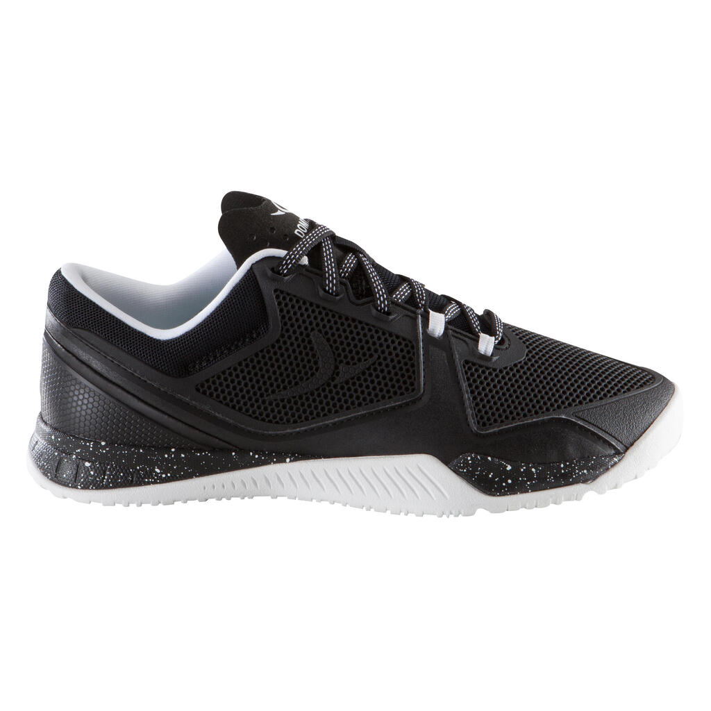 Fitnessschuhe Strong 900 Crosstraining Damen schwarz/weiß