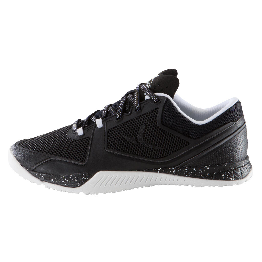 Fitnessschuhe Strong 900 Crosstraining Damen schwarz/weiß