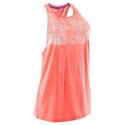 Débardeur danse orange femme