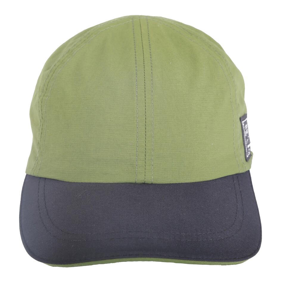 Boys' Hike 100 Hiking cap - Khaki Green