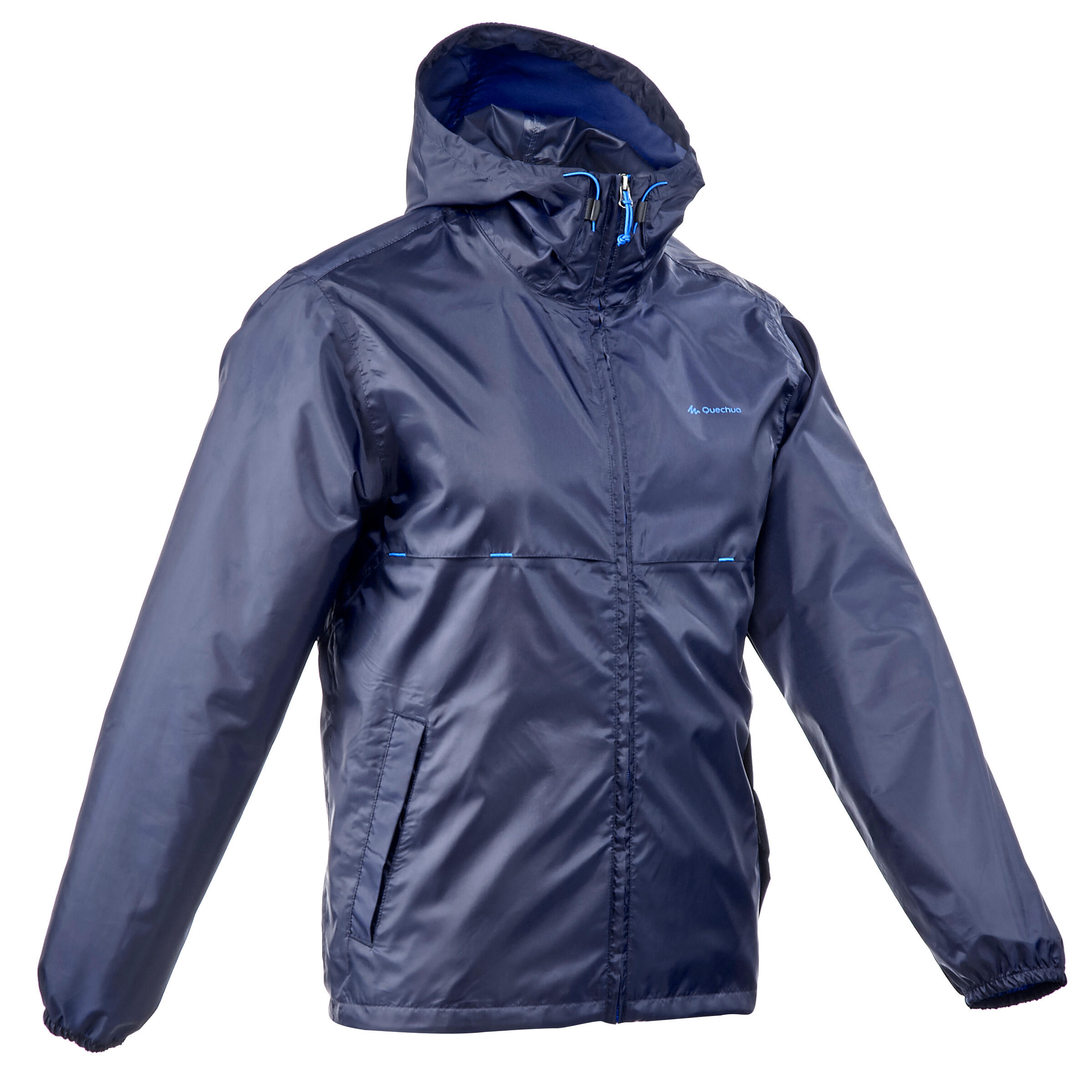 Quechua Waterdichte regenjas wandelingen heren Raincut Zip Decathlon.nl