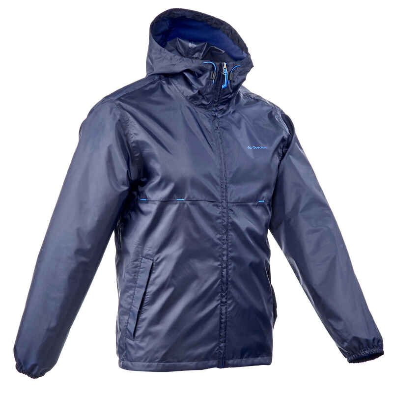 Men's Windproof and Water-repellent Hiking Jacket - Raincut Full Zip