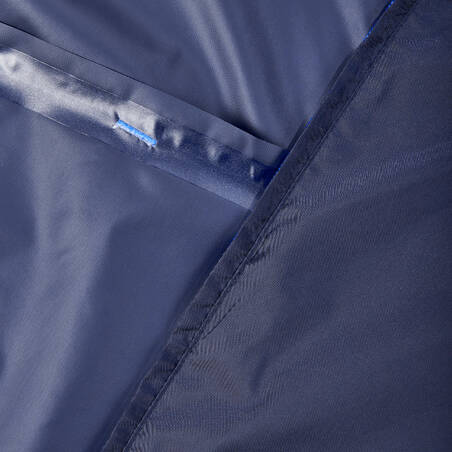 Men's waterpoof jacket full zip - NH100 - Navy Blue