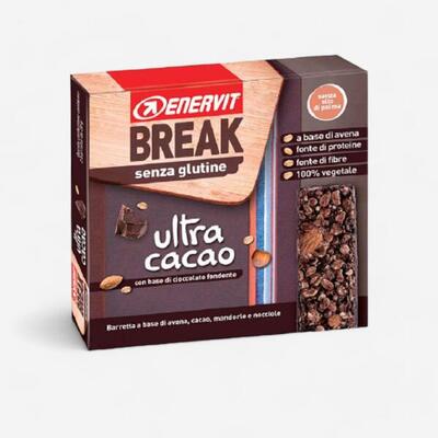 Barretta Energetica Enervit Break Ultra Cacao Vegan Gluten Free