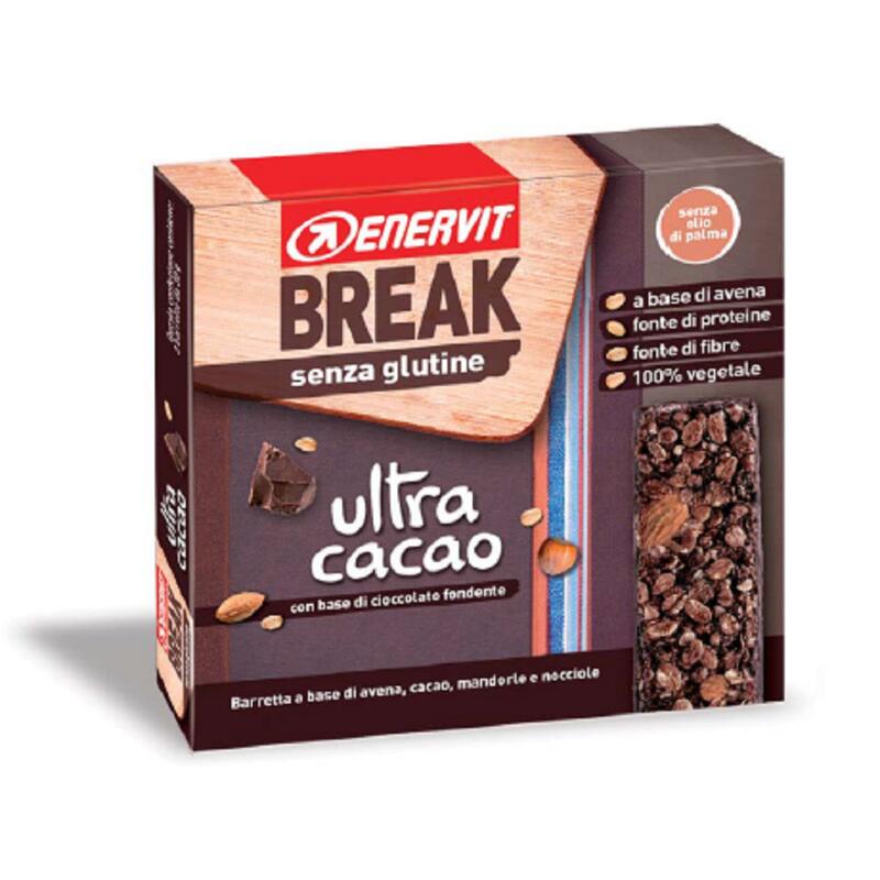 Barretta Energetica Enervit Break Ultra Cacao Vegan Gluten Free