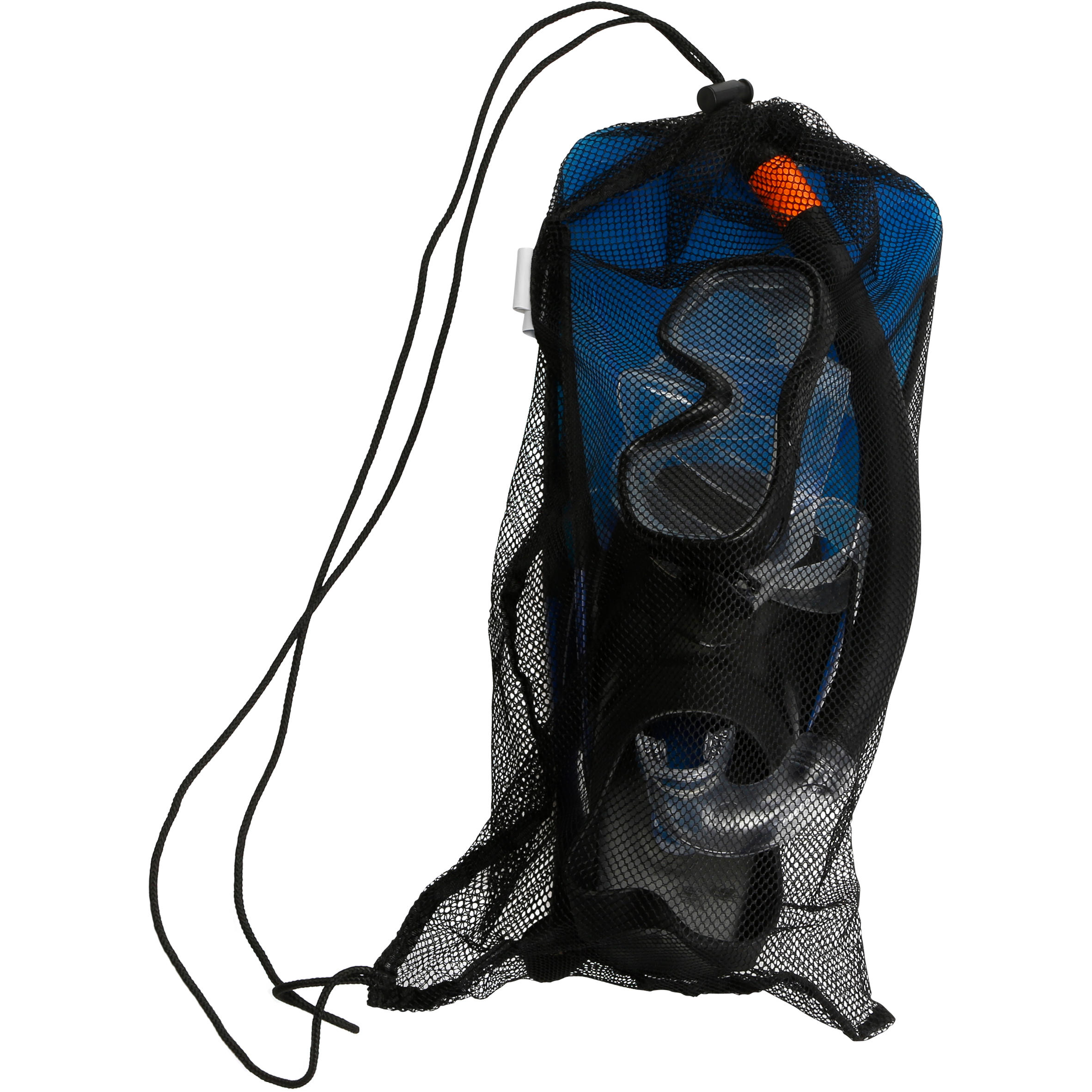 Kit plongée Palmes Masque et Tuba Snorkeling SNK 500 Adulte bleu noir 7/7
