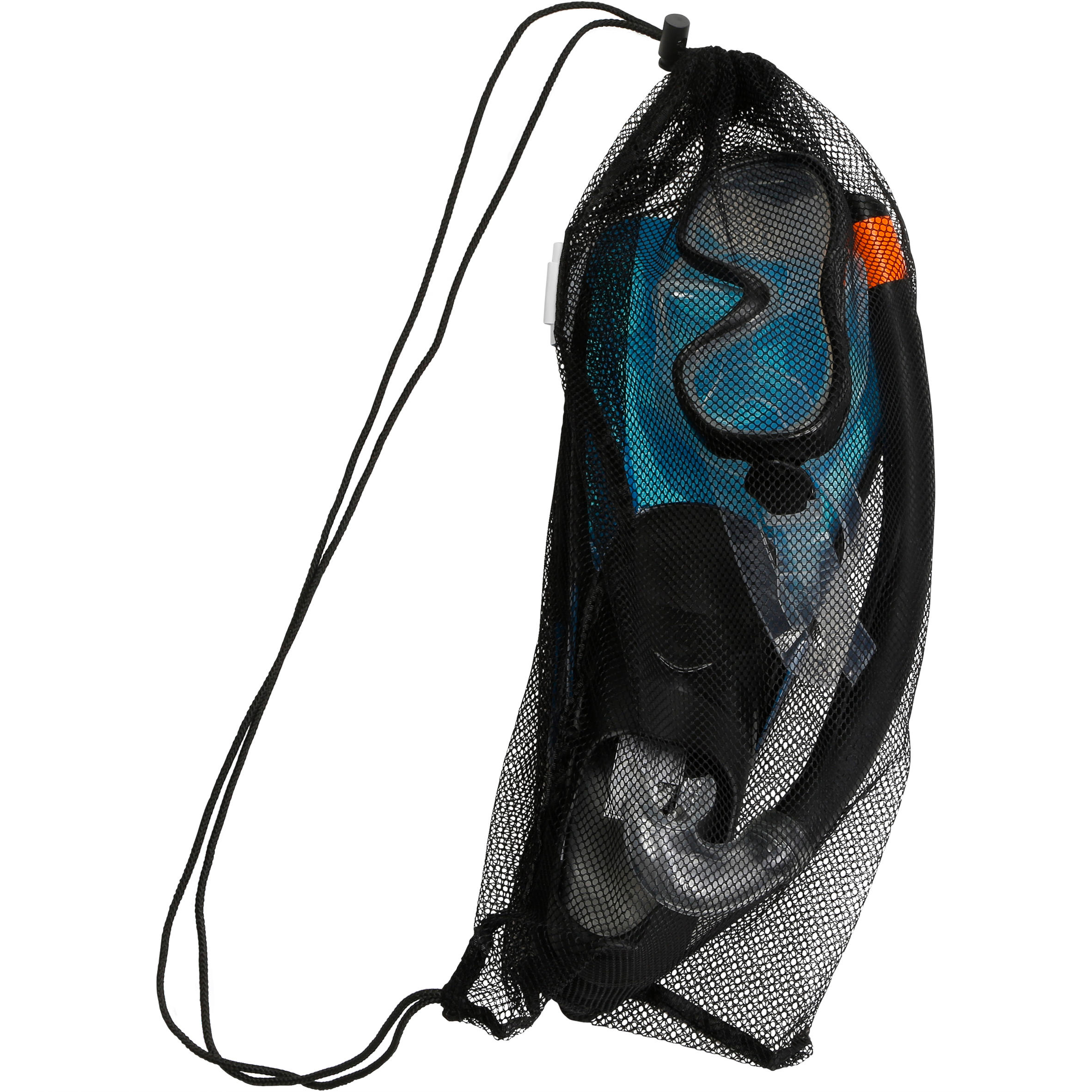 Kit de snorkeling Caraibes 100 Niños azul negro