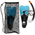 Kit palmes masque tuba de snorkeling SNK 500 enfant bleu