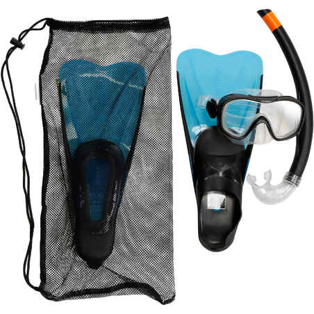 Kid’s Snorkelling Kit Mask Snorkel SNK 500 blue black