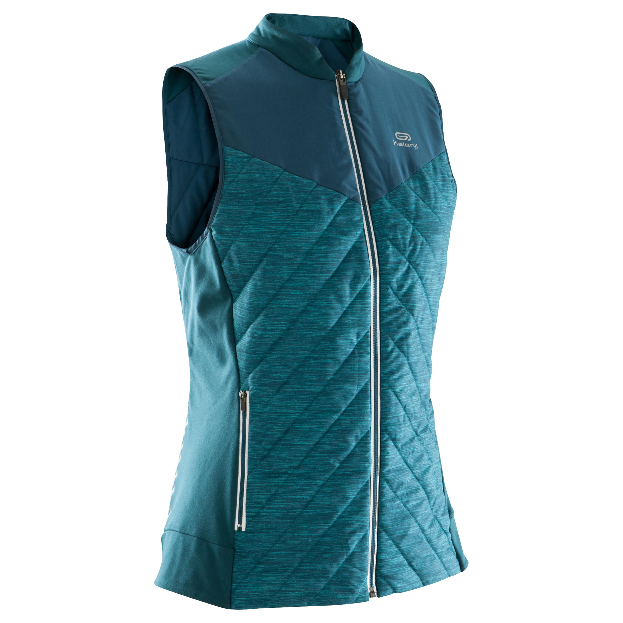 KIPRUN Run Warm Women's Running Sleeveless Gilet - Green