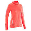 Run Warm Women's Running Long-Sleeved Jersey Hood - Coral