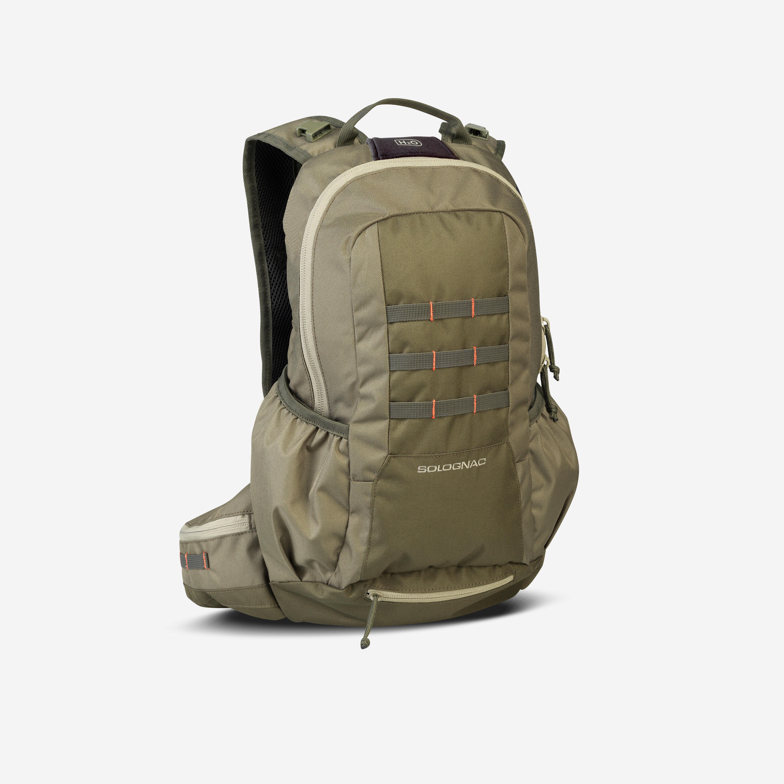 KHAKI X-ACCESS SMALL GAME HUNTING BACKPACK 20 LITRES - SOLOGNAC