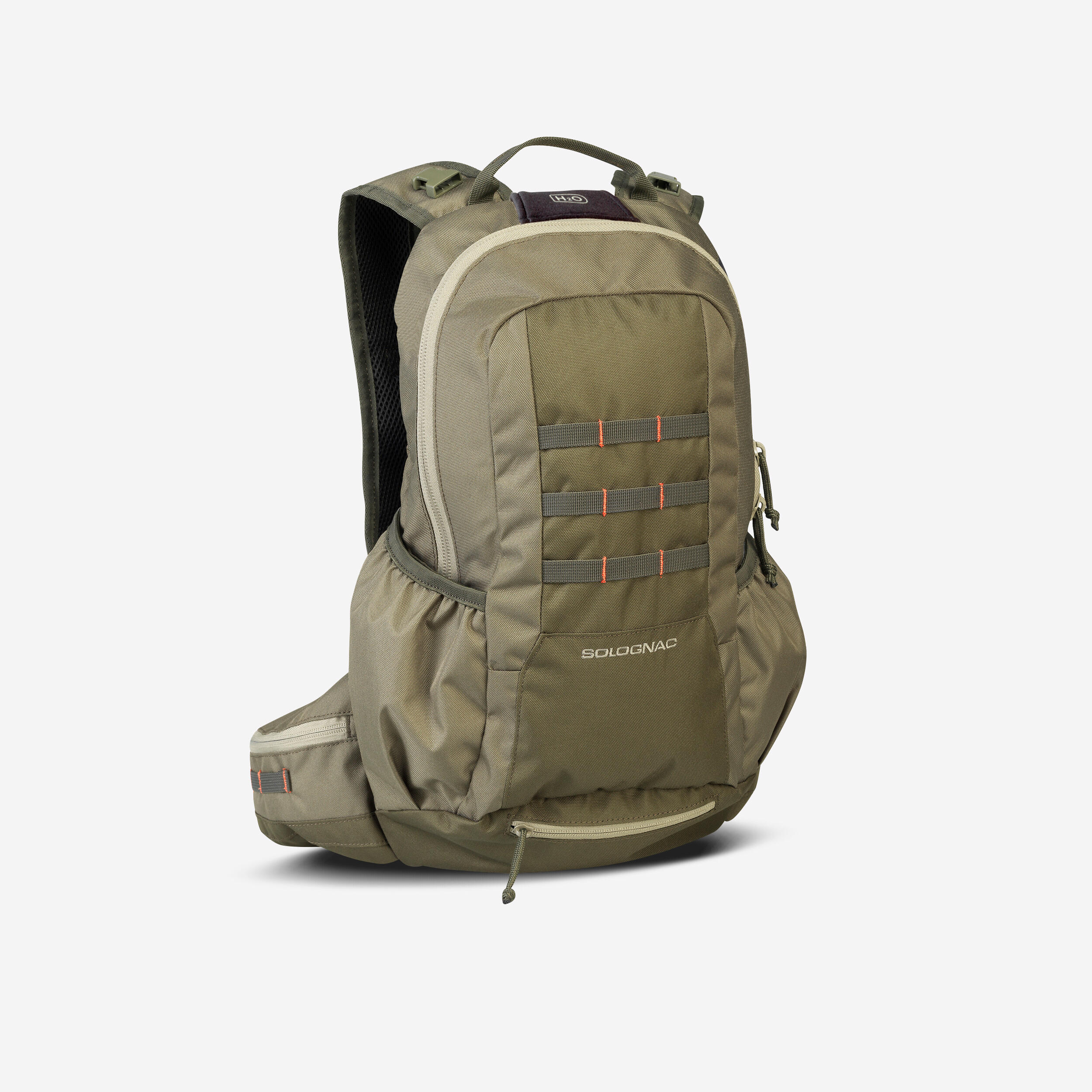 20L Water-Repellent Backpack - Khaki 1/18