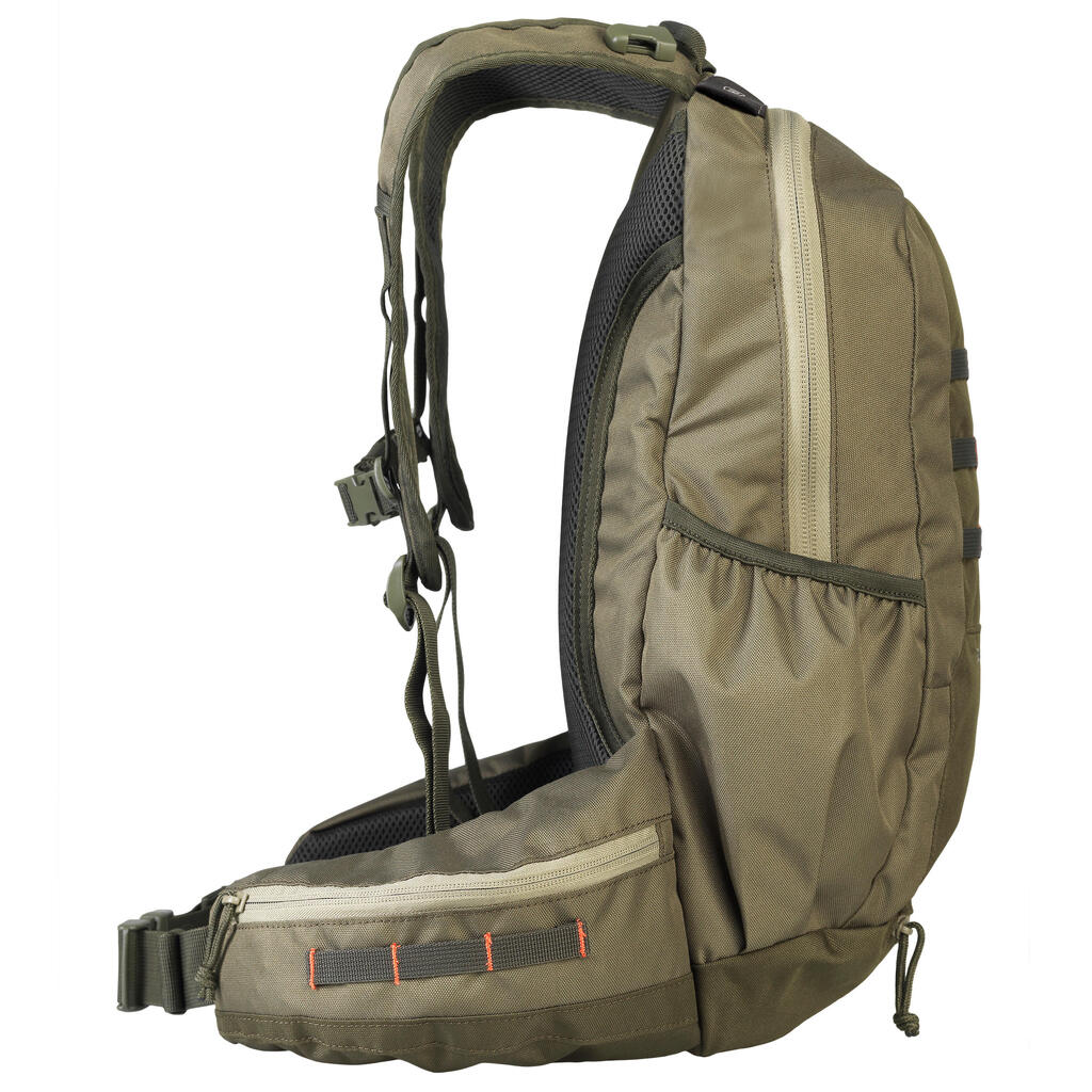 20L Water-Repellent Backpack - Khaki