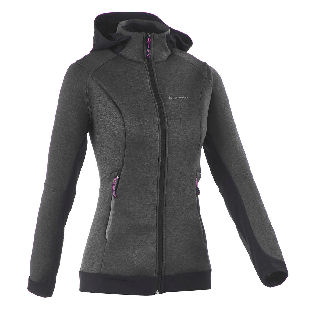 Forclaz 900 Women's Mountain Hiking Fleece Jacket - Black