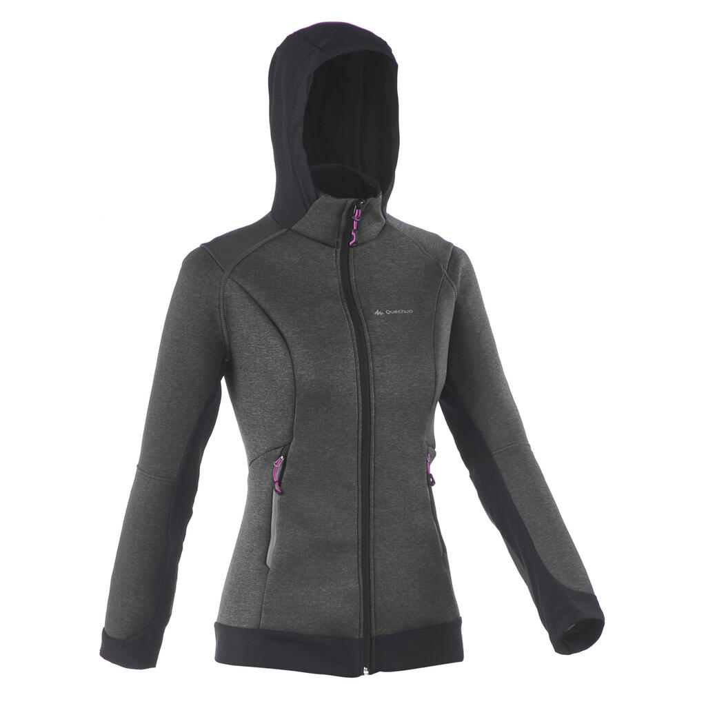 Forclaz 900 Women's Mountain Hiking Fleece Jacket - Black