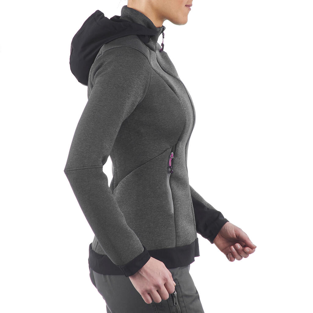 Forclaz 900 Women's Mountain Hiking Fleece Jacket - Black