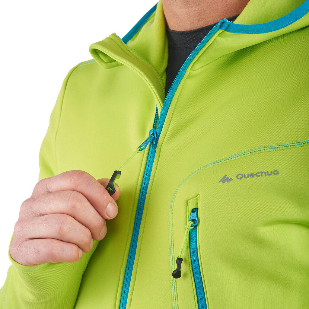Fleecejacke Powerstretch Forclaz 400 Herren apfelgrün
