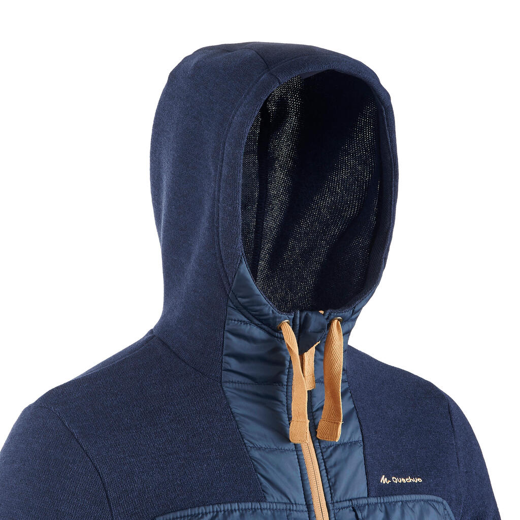 Sweat à capuche de randonnée - NH100 Hybride - Homme