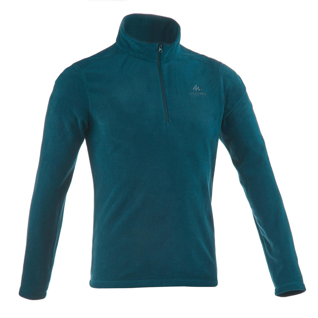 Men’s Mountain walking Fleece MH100 - Petrol