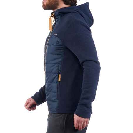 Men’s Hiking Hooded Sweatshirt - NH100 Hybrid