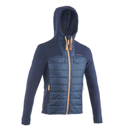 Chaqueta de senderismo naturaleza hombre NH500 Hybrid azul marino 