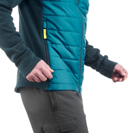 Sweat à capuche de randonnée - NH100 Hybride - Homme