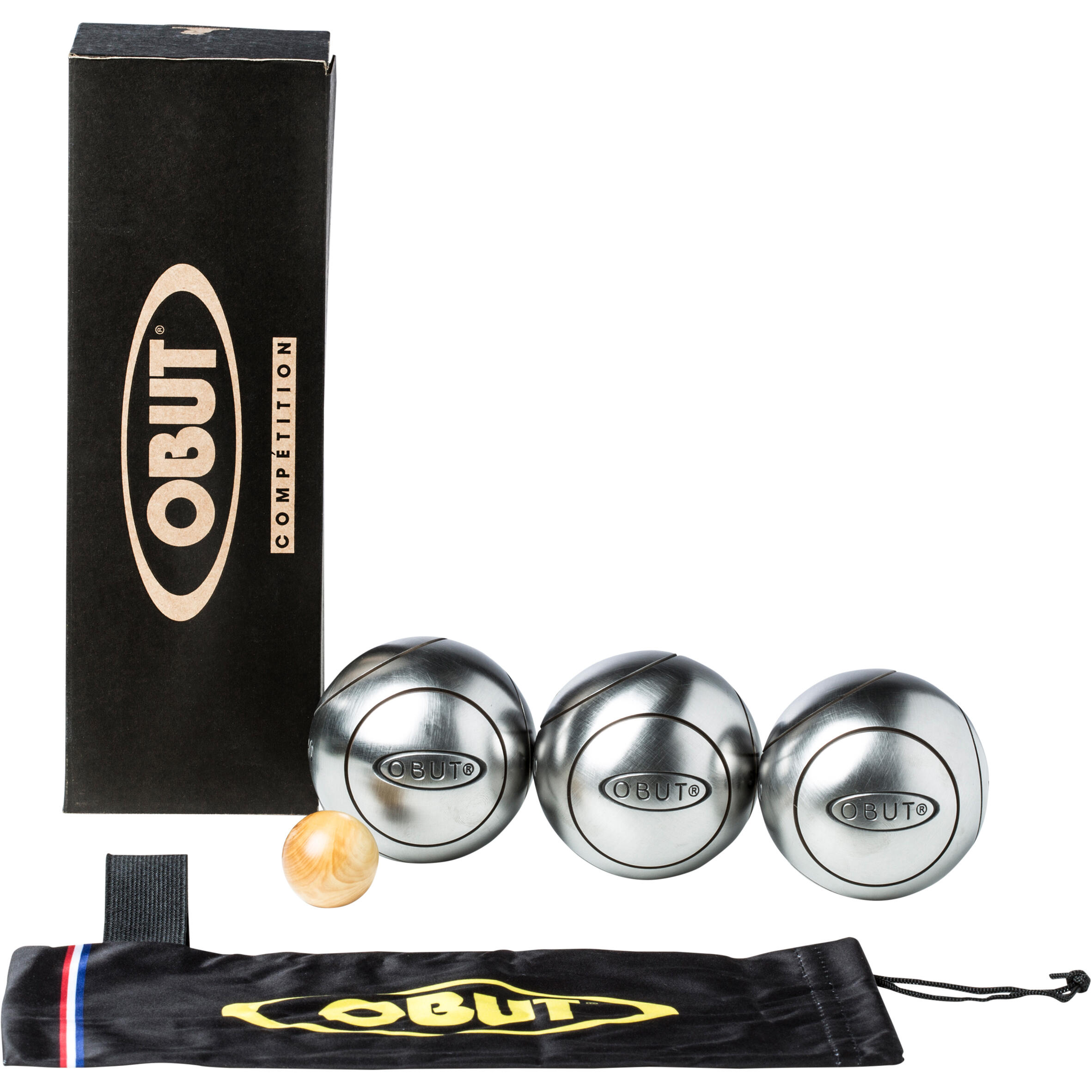 3 BOULES DE PÉTANQUE COMPÉTITION OBUT MATCH IT Obut Decathlon