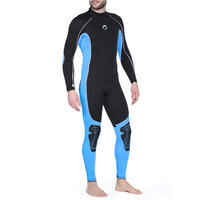 Men’s SCD 100 3 mm diving wetsuit with back zip