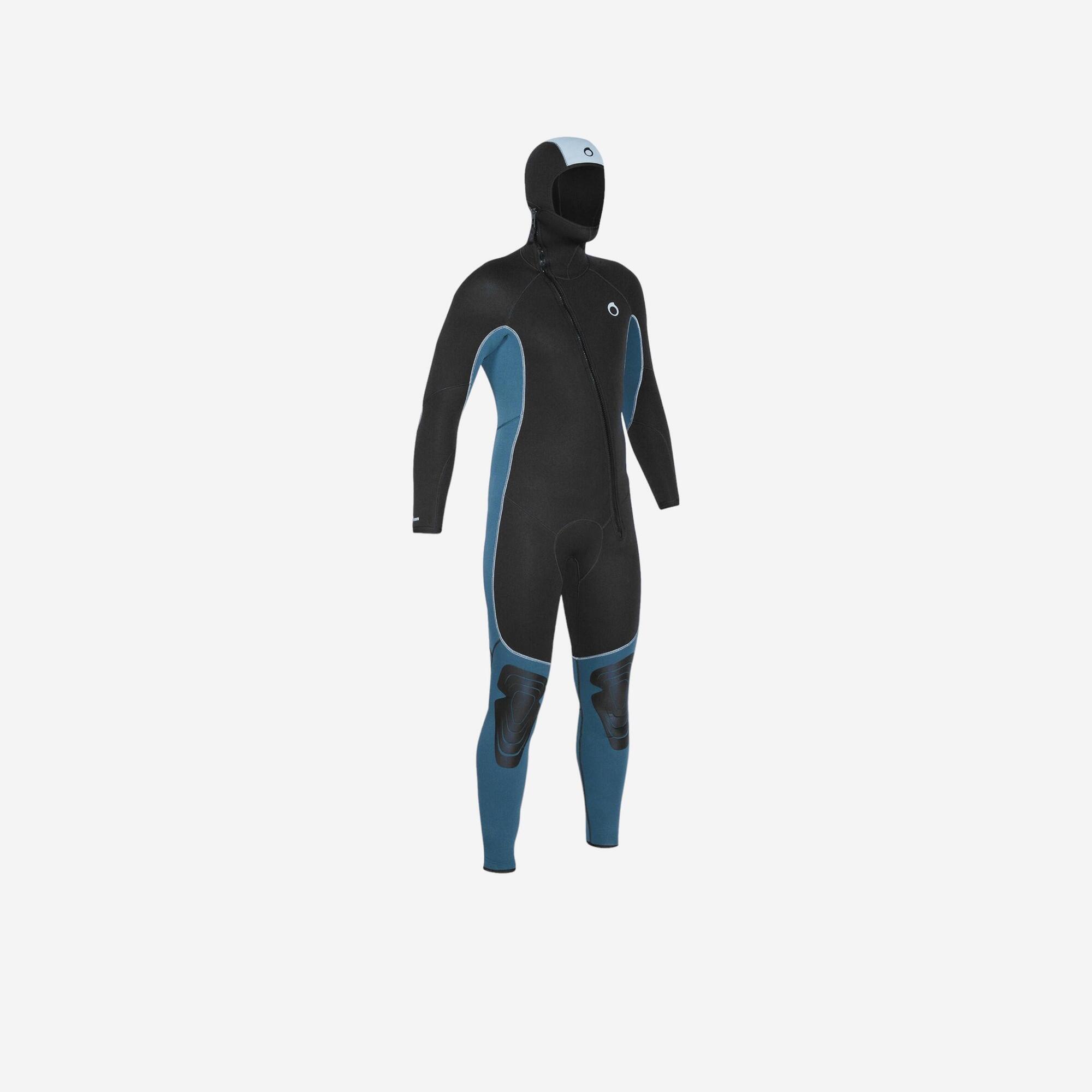 Men S Scuba Diving 5 5 Mm Neoprene Full Wetsuit Scd 100 Subea