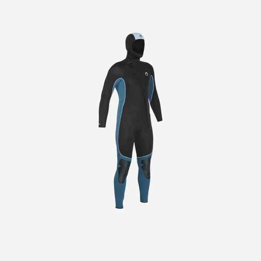 
      Combinaison néoprène de plongée sous-marine homme SCD 100 5,5 mm noir/gris
  