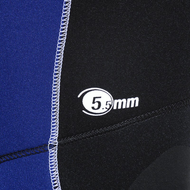 Combinezon scufundări Longjohn neopren 5,5mm SCD Negru Bărbați