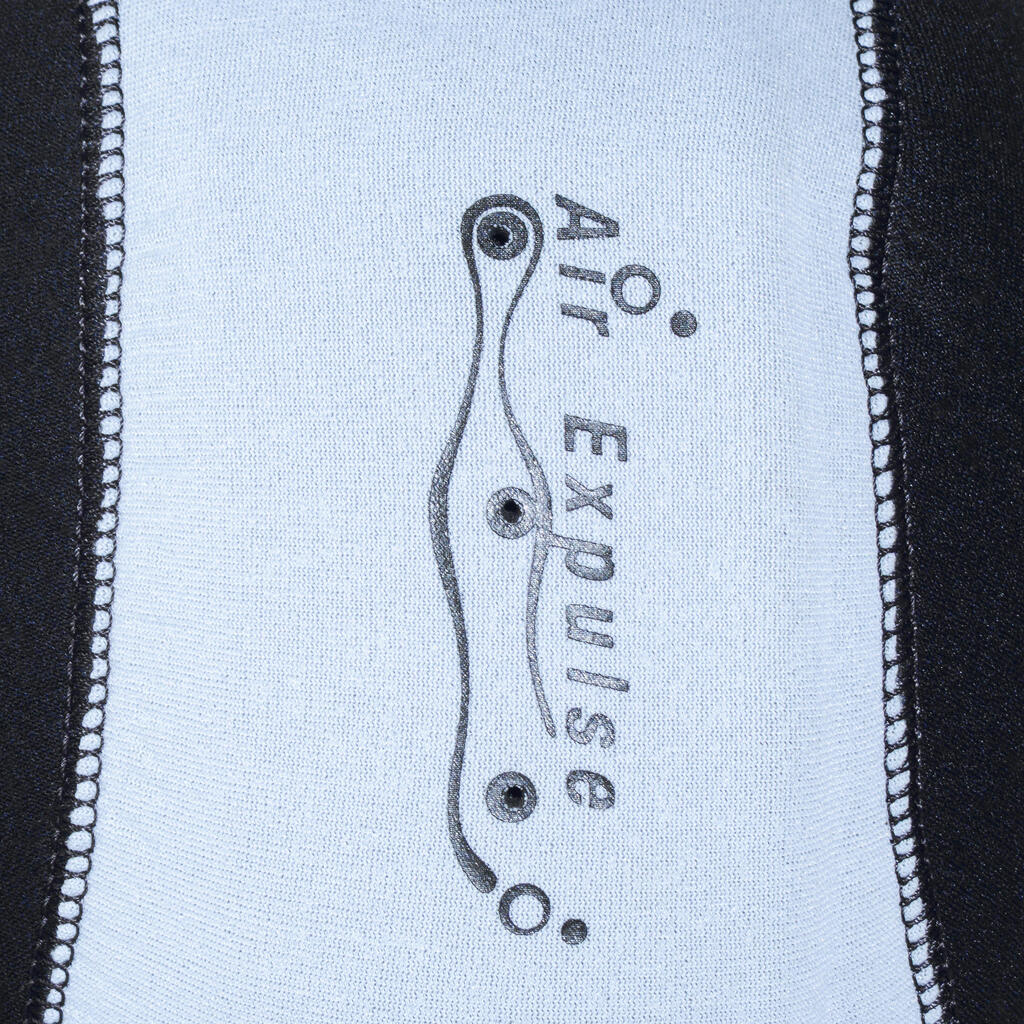 Vīriešu neoprēna jaka niršanai ar akvalangu “SCD 100”, 5,5 mm, pelēka, zila