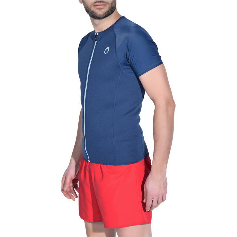 SNK 100 Men’s 1.5mm Snorkelling Top dark blue