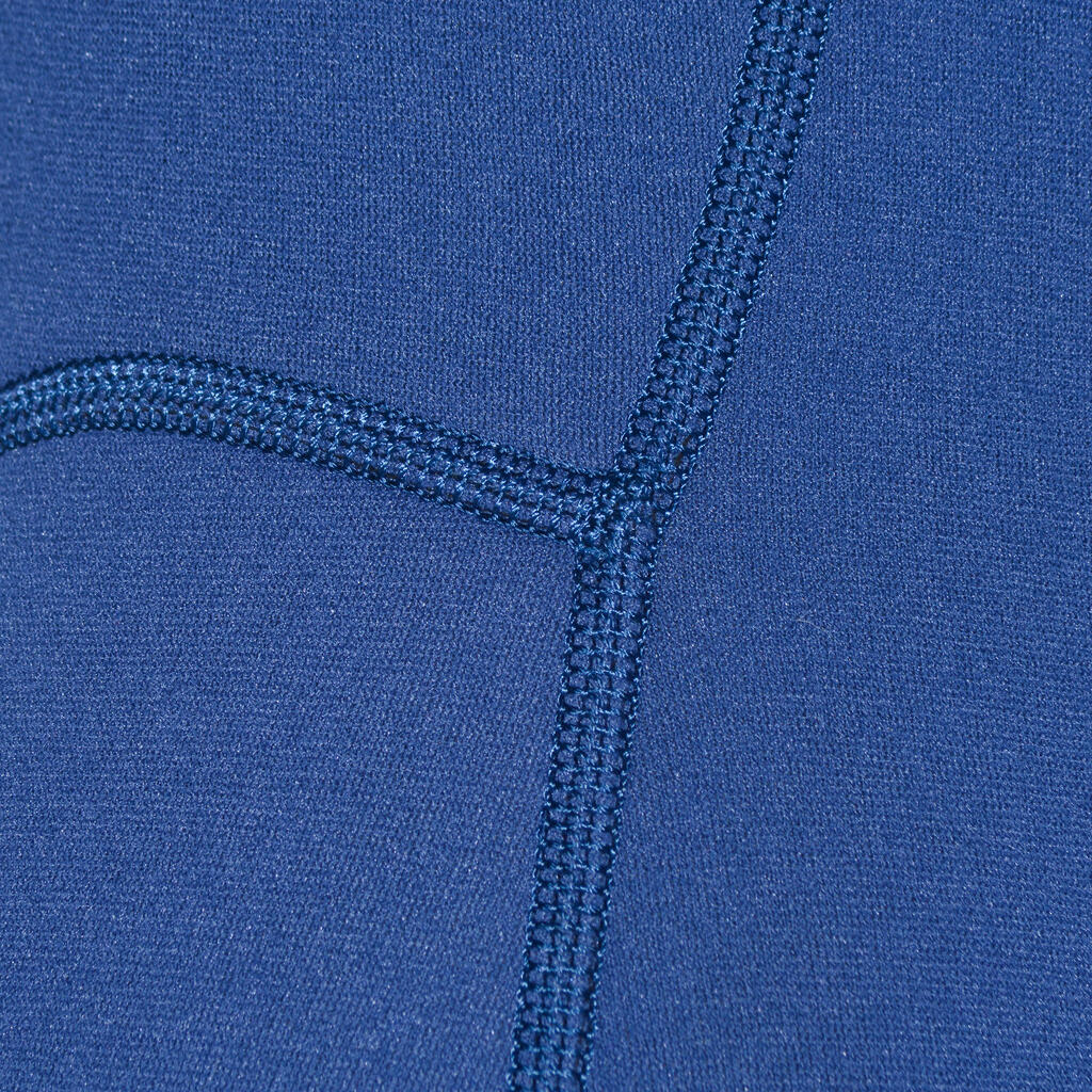 Vaikiškas trumpas nardymo su vamzdeliu kostiumas iš 2 mm neopreno, tamsiai mėlynas