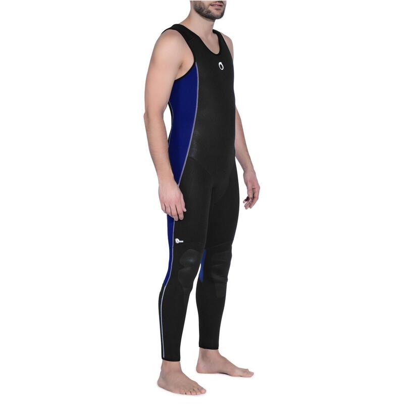 Peto Buceo Botella Subea Hombre Neopreno Sin Mangas Tirantes 5,5 mm