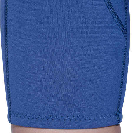 Kids' shorty 2 mm neoprene - navy blue