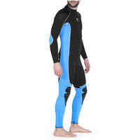 Men’s SCD 100 3 mm diving wetsuit with back zip