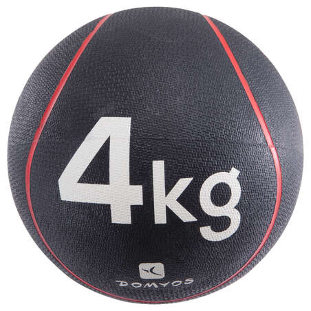 MEDECINE BALLE 4Kg | Diamètre 24cm ROUGE