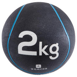 Medecine ball 2 kg | diameter 22 cm blauw