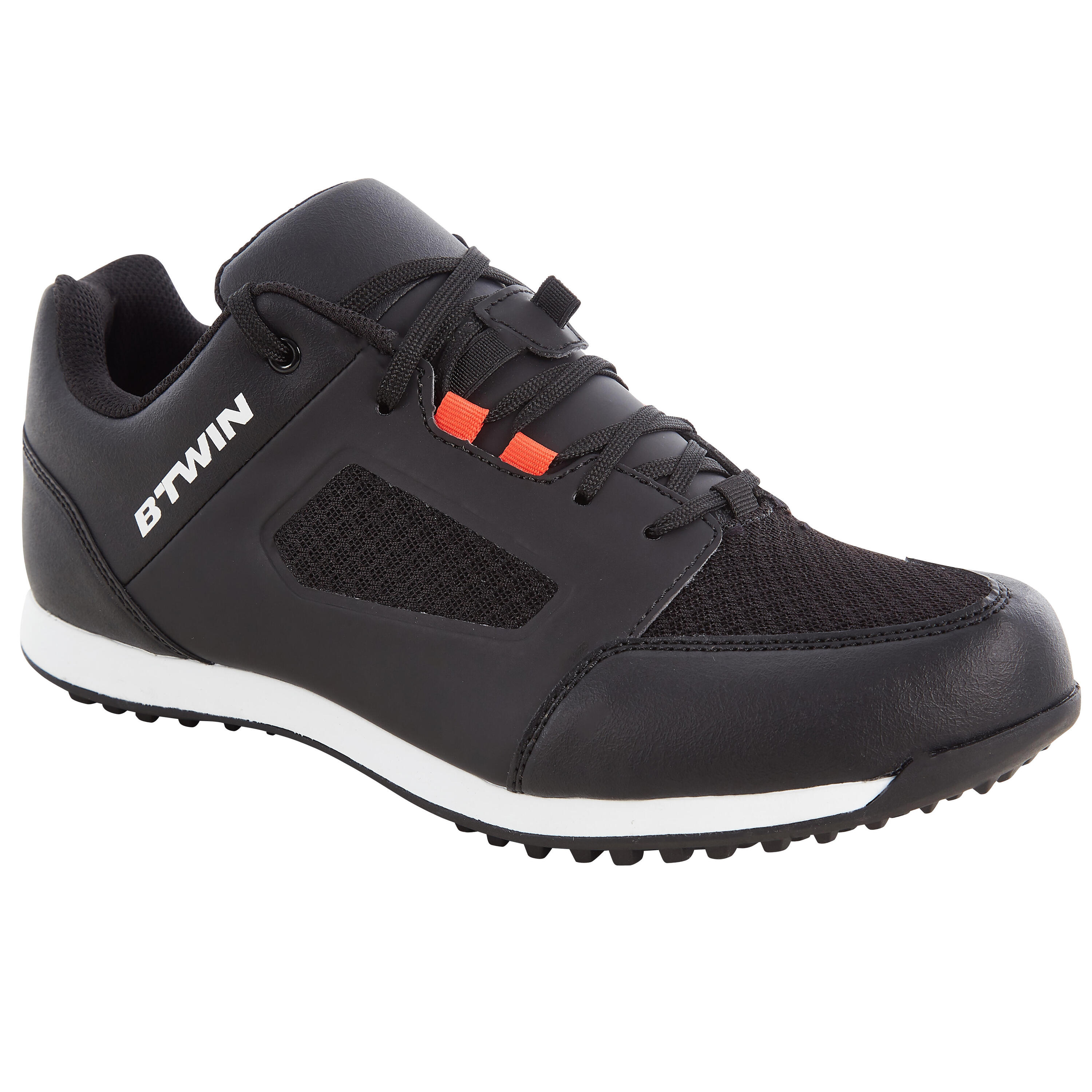 100 Mountain Bike Shoes Black 1/7