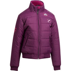 Blouson chaud équitation enfant ACCESS prune