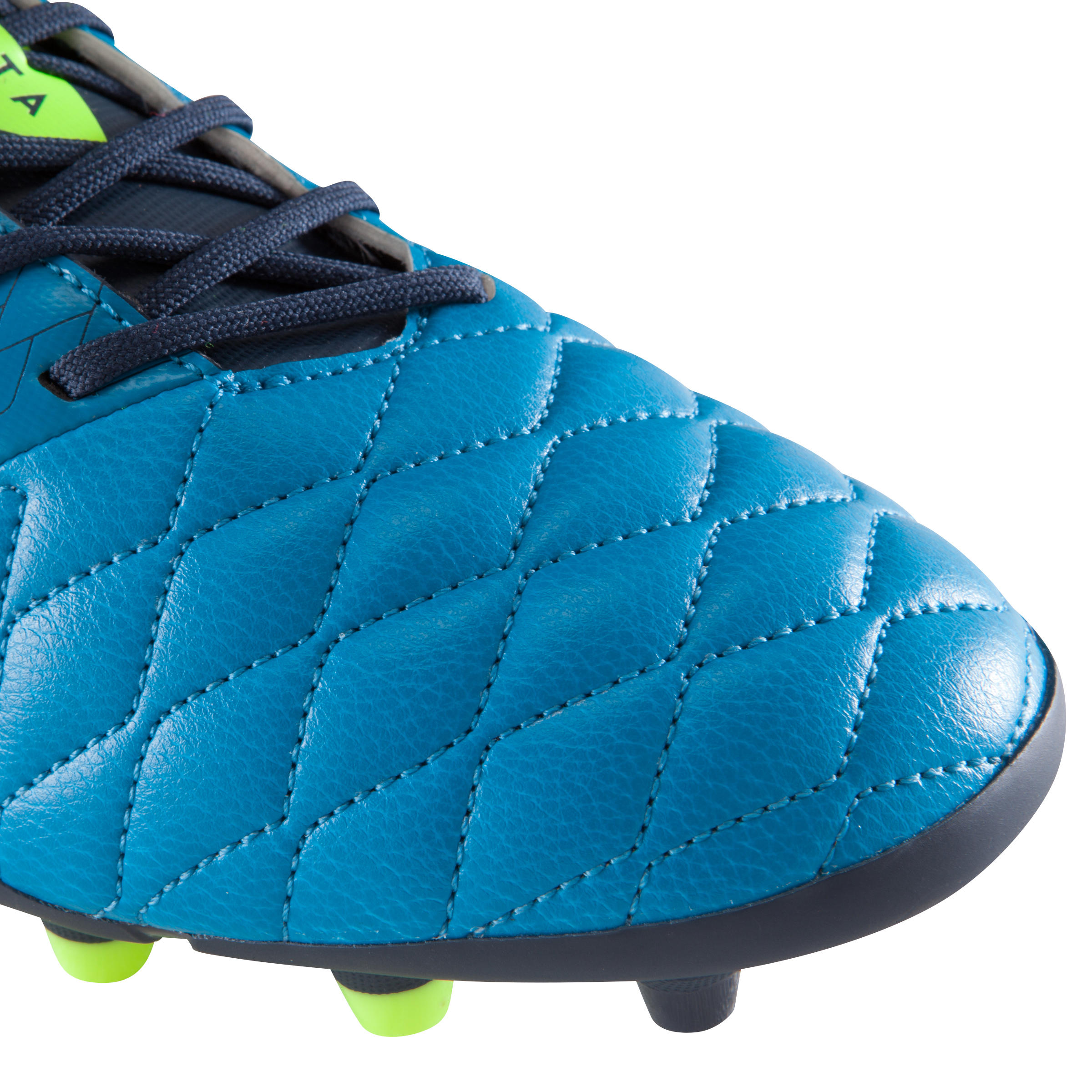 Botes de futbol adult terreny sec Agility 500 FG blau groc  15/16