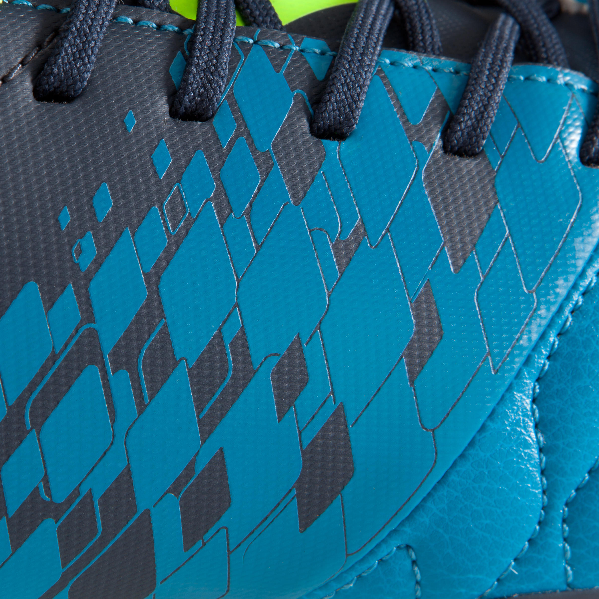 Botes de futbol adult terreny sec Agility 500 FG blau groc  14/16