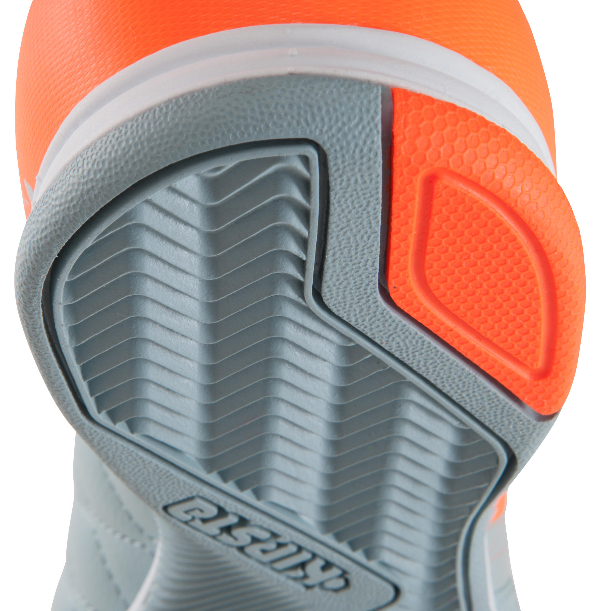 Agility 500 Sala Adult Futsal Boots - Grey/Orange 10/16