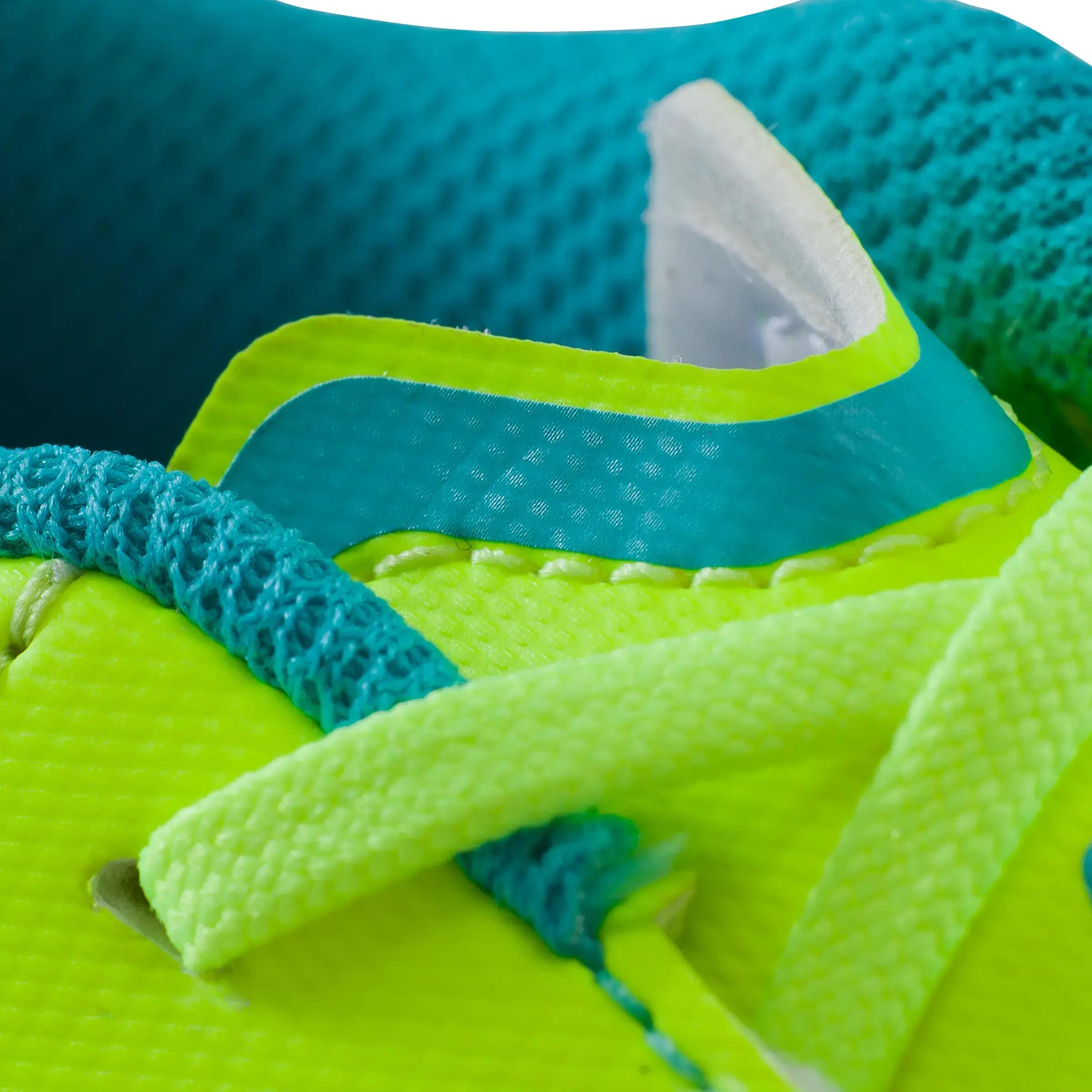 Kids' Futsal Boots Agility 500 Sala - Yellow/Blue 12/16